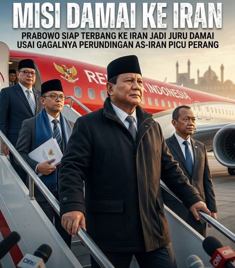 Langit Timur Tengah Membara, Presiden Prabowo Siap Terbang ke Iran Bawa Misi Perdamaian