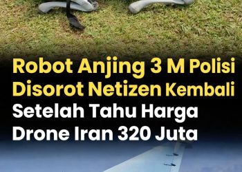 Drone Shahed Rp320 Juta vs Robot Anjing Polisi Rp3 Miliar: Netizen Pertanyakan Mana yang Lebih Berguna