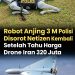 Drone Shahed Rp320 Juta vs Robot Anjing Polisi Rp3 Miliar: Netizen Pertanyakan Mana yang Lebih Berguna