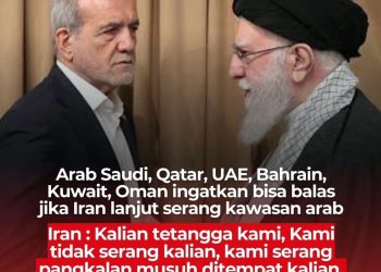 Negara-Negara Teluk Peringatkan iran: Siap Balas Jika Serangan Berlanjut