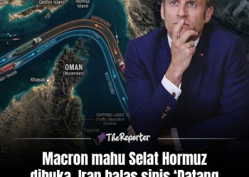 Macron Usulkan Selat Hormuz Dibuka, Iran Sindir Barat Datang Sendiri Jika Berani