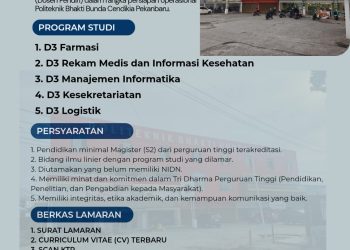 📢 OPEN RECRUITMENT DOSEN TETAP (DOSEN PENDIRI)