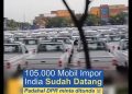 impor Mobil India Bisa Hilangkan 20 Ribu Pekerjaan