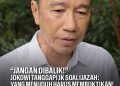 “Jangan Dibalik!” Jokowi Tegas Soal Polemik ijazah