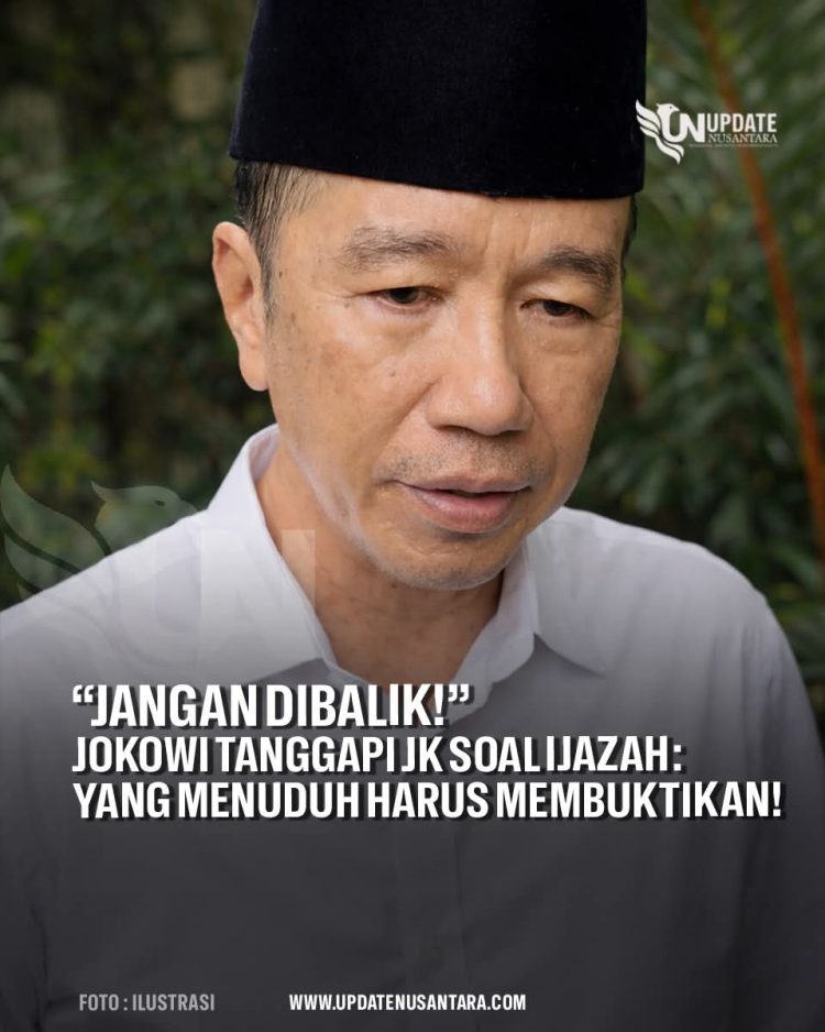 “Jangan Dibalik!” Jokowi Tegas Soal Polemik ijazah