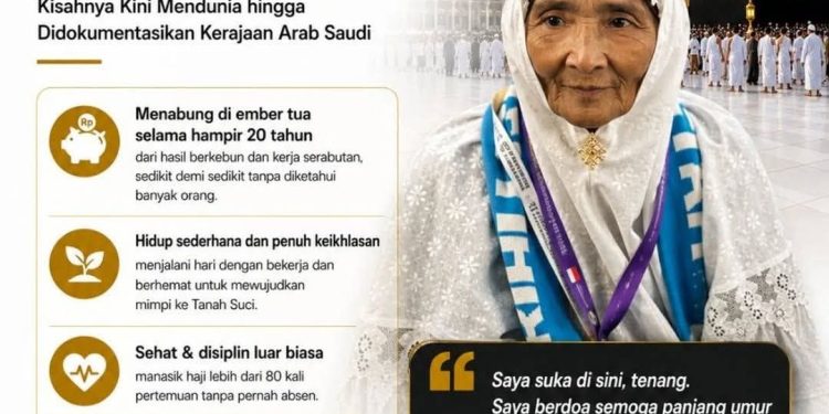 Dari Ember Tua ke Tanah Suci, Kisah Nenek Jumariah Viral di Musim Haji 2026