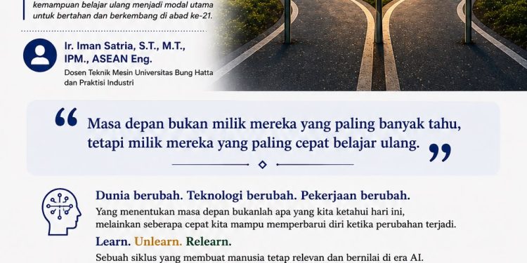 Learn, Unlearn, Relearn: Kompetensi Kunci untuk Tetap Relevan di Era AI