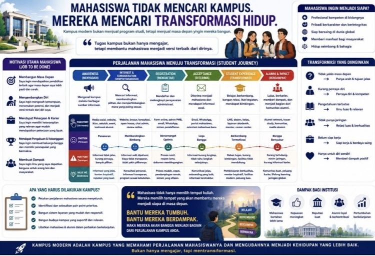 Mahasiswa Tidak Mencari Kampus, Mereka Mencari Transformasi HidupMemahami Motivasi Mahasiswa dalam Strategi Pendidikan Tinggi Modern