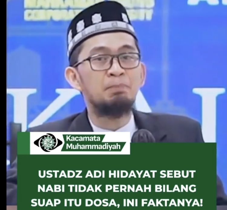 Ustadz Adi Hidayat Viral Bahas Suap: Si Penyuap dan Si Penerima Supa Tidak Berdosa