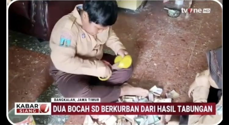 Dua Siswa SD di Bangkalan Berhasil Beli Kambing Kurban dari Tabungan Sendiri