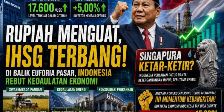 Rupiah Menantang Dunia, IHSG Melesat: Momentum Kebangkitan Kedaulatan Ekonomi Indonesia?