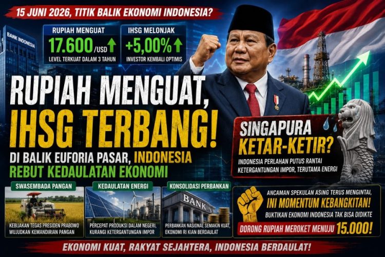 Rupiah Menantang Dunia, IHSG Melesat: Momentum Kebangkitan Kedaulatan Ekonomi Indonesia?