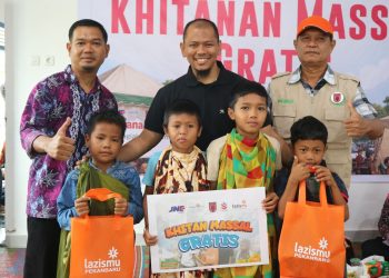 Manfaatkan Libur Sekolah, LAZISMU Pekanbaru dan Mitra Gelar Khitanan Massal Gratis untuk 35 Anak