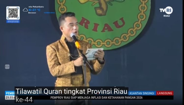 MC MTQ Tanpa Peci dan Tanjak, EO Jangan Hilangkan Identitas Melayu Riau