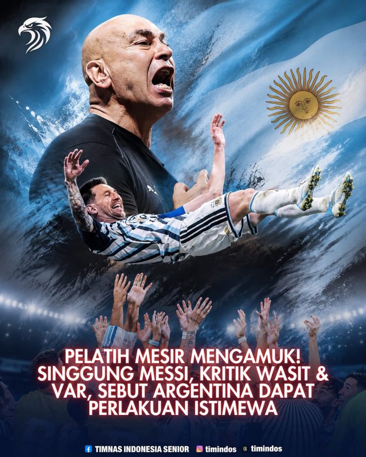 Piala Dunia Sudah Diatur? Pelatih Mesir Ngamuk Usai Disingkirkan Argentina, Wasit dan VAR Bela Argentina