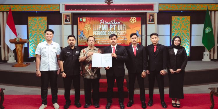 Pimpin Kepengurusan Perdana, Farhan Abrar Resmi Dilantik sebagai Ketua Umum HIPMI PT UIR Periode 2026/2027