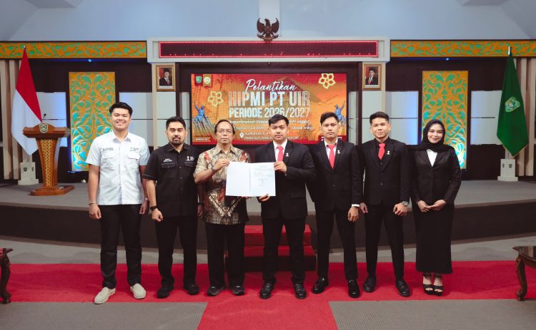 Pimpin Kepengurusan Perdana, Farhan Abrar Resmi Dilantik sebagai Ketua Umum HIPMI PT UIR Periode 2026/2027