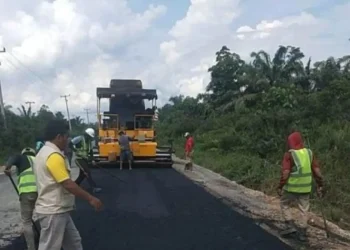 Pembangunan Jalan Lintas Bono sepanjang 200 km sudah telan anggaran hampir Rp1 triliun