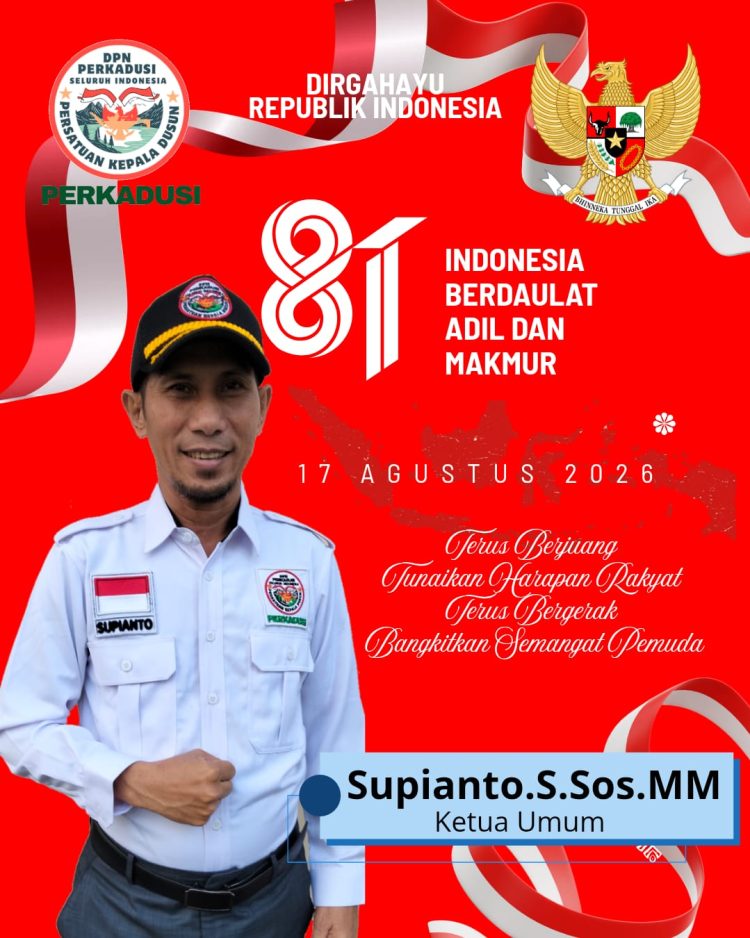 Kemerdekaan Dimulai dari Dusun: PERKADUSI Teguhkan Komitmen Bangun Indonesia dari Bawah
