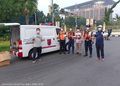 Relawan Rakyat Bahagia Bagikan 4.000 Masker Gratis di Car Free Day Pekanbaru