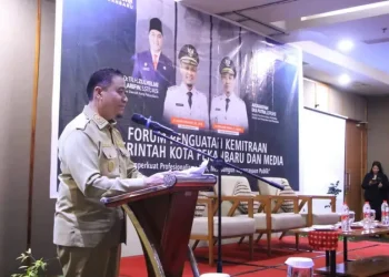 PEMKO Pekanbaru Perkuat Kemitraan dengan Pers, Markarius Anwar : Bukan Sekadar Publikasi