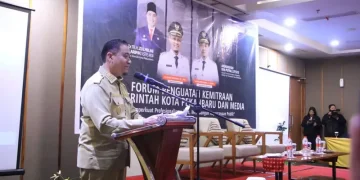 PEMKO Pekanbaru Perkuat Kemitraan dengan Pers, Markarius Anwar : Bukan Sekadar Publikasi