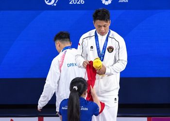 Bendera Merah Putih Rahmat Erwin Diambil Panitia di Podium Asian Games 2026, ini Alasannya
