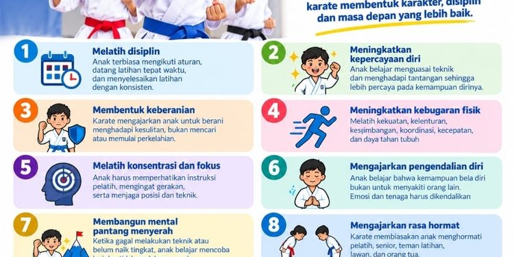 YPOK Pekanbaru: Karate Bukan Ajarkan Anak Jago Berkelahi, Tapi Bentuk Karakter dan Mental