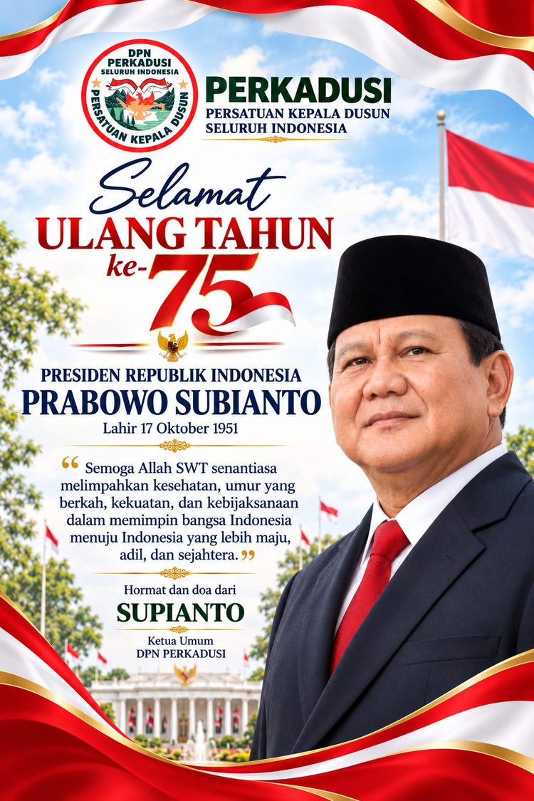 Supianto: Semoga Senantiasa Diberikan Kesehatan, Kekuatan, dan Kebijaksanaan dalam Memimpin Indonesia
